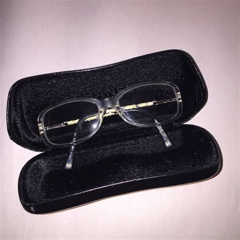 black chanel reading glasses|chanel reading glasses with chain.